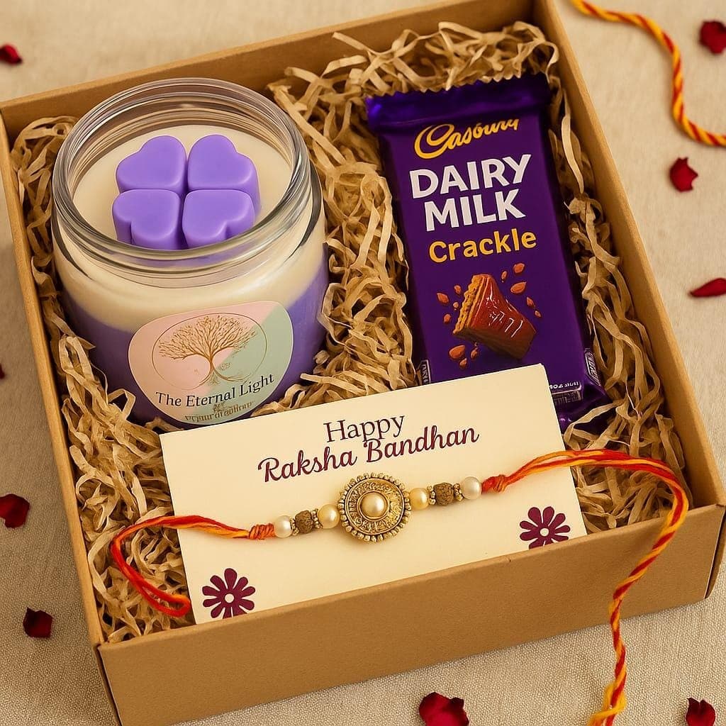 Rakhi Hamper — Lavender Jar
